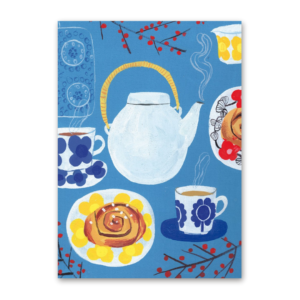 Postcard Cinnamon Roll, Kehvola