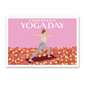 Postcard Every Day is a Yoga Day, Cityproducts