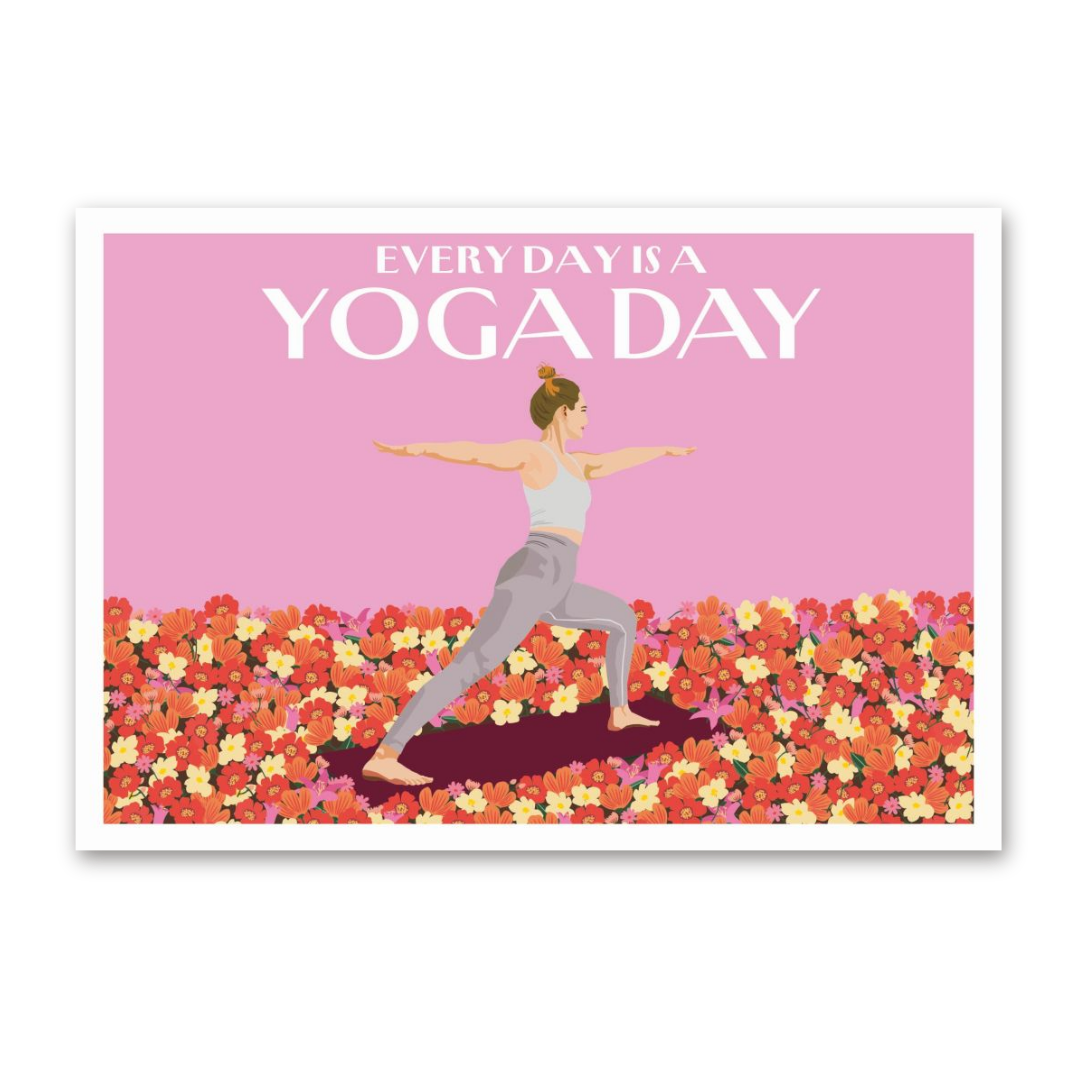 Postcard Every Day is a Yoga Day, Cityproducts