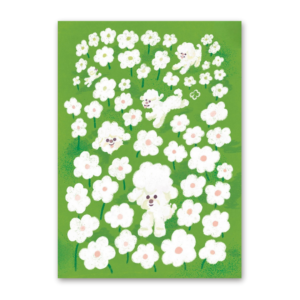 Postcard Fluffy Flowers, Kehvola