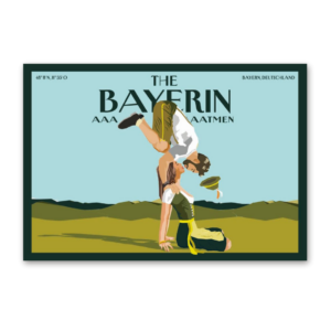 Postcard The Bayerin - Küssendes Paar, Cityproducts