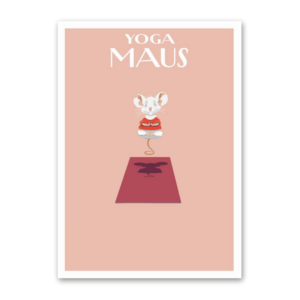 Postcard Yoga Maus, Cityproducts