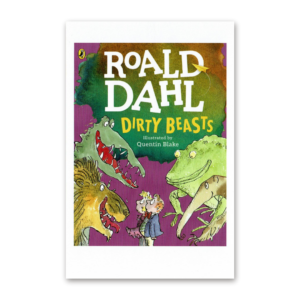 Postcard Dirty Beasts by Roald Dahl