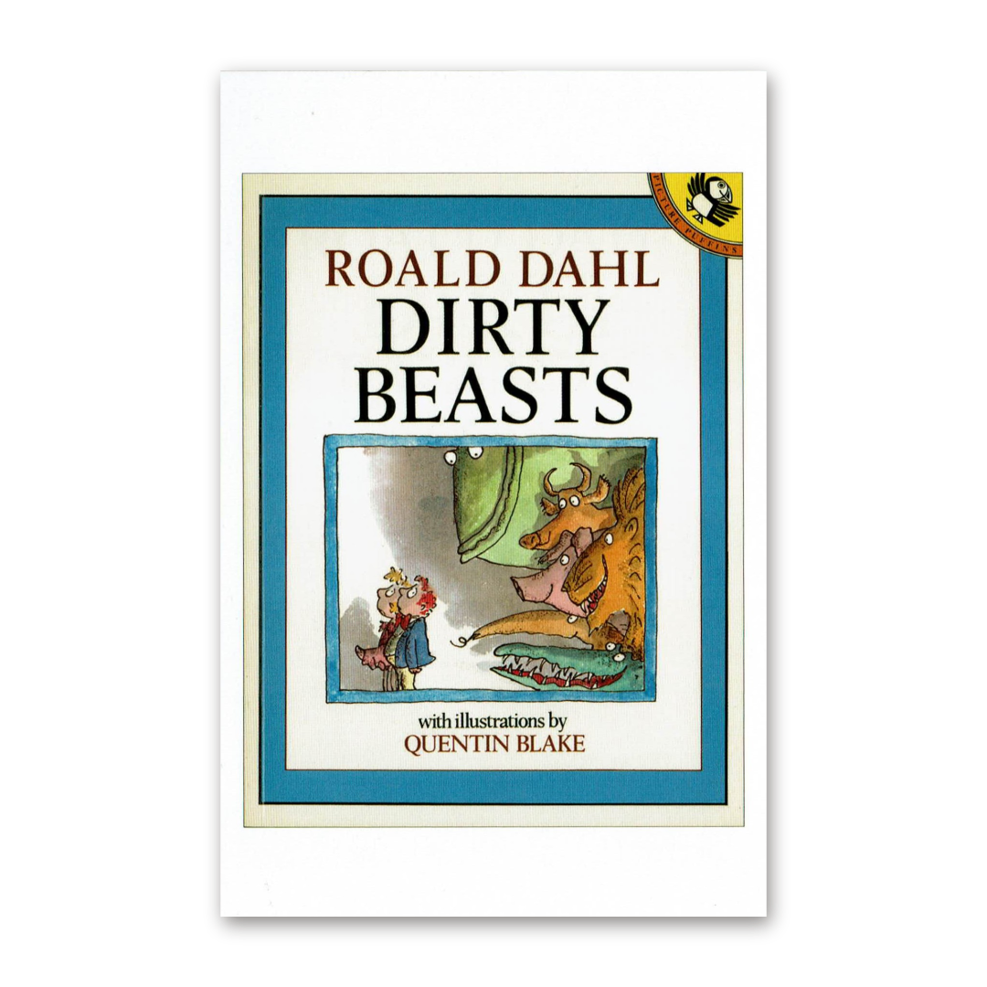 Postcard Dirty Beasts by Roald Dahl