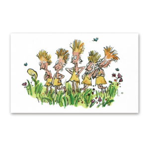 Postcard Charlie and the Chocolate Factory by Roald Dahl