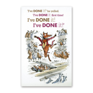 Postcard Fantastic Mr Fox by Roald Dahl