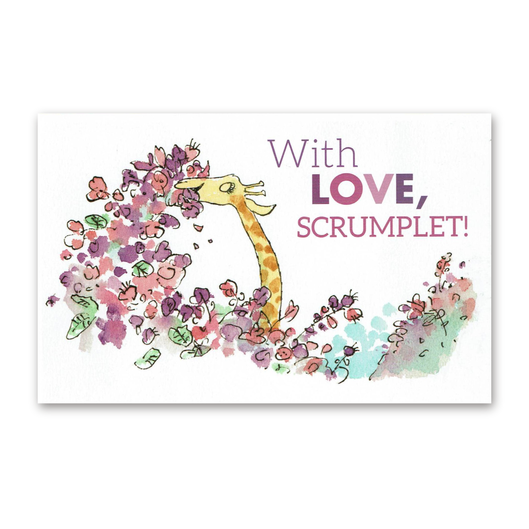 Postcard The Giraffe and the Pelly and Me by Roald Dahl