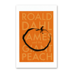 Postcard James and the Giant Peach by Roald Dahl