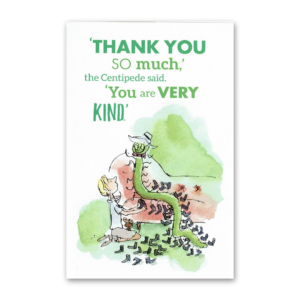 Postcard James and the Giant Peach by Roald Dahl