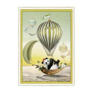 Postcard Eine Krone im Wind, N16 Edition Wundersam
