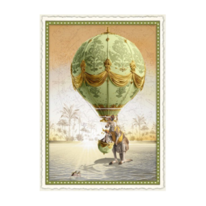 Postcard Mit vertrauen hoch hinaus, N20 Edition Wundersam