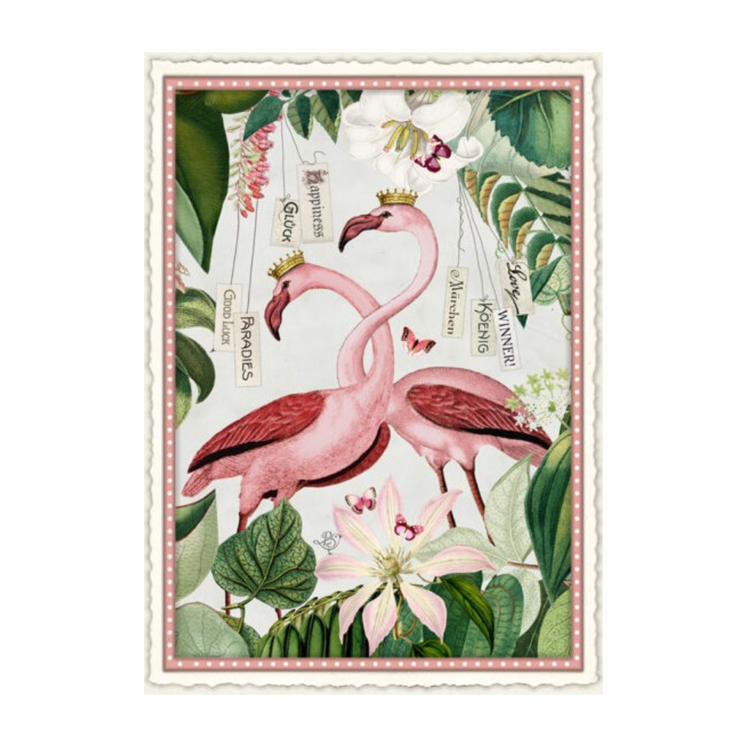 Postcard Liebe ist pink, N7 Edition Wundersam