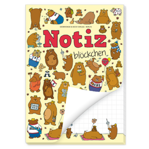 Notepad Berliner Bären, Charis Bartsch
