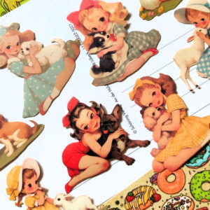 12 Stickers Bag, Sweet Friends I
