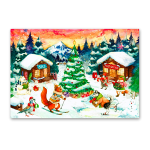 Postcard Woodland Cabin, MogCherie