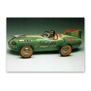 Postcard Atom Car, Tin Toys 1996