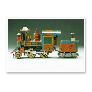 Postcard Locomotive, Tin Toys 1996