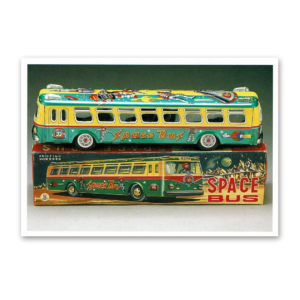 Postcard Space Bus, Tin Toys 1996
