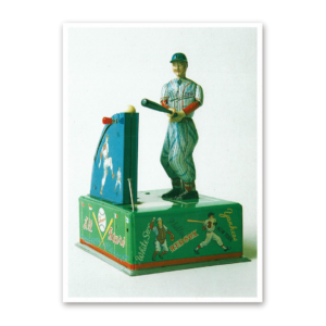 Postcard Baseball Player, Tin Toys 1996