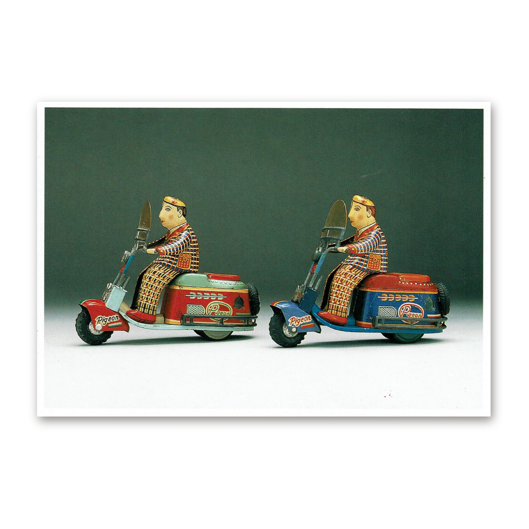 Postcard Scooters, Tin Toys 1996