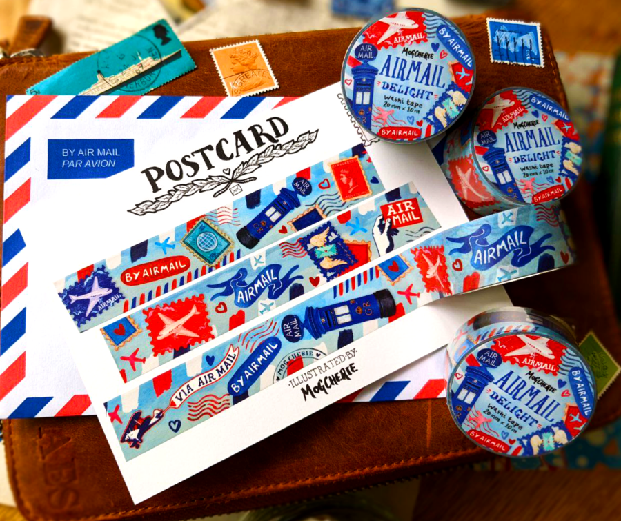 Airmail Delight PP Washi tape 2