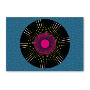 Postcard SPINcard Blueberry, Bizarr