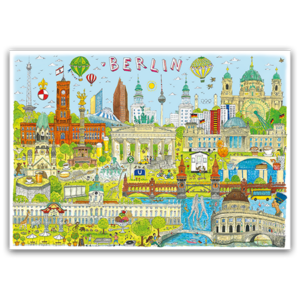 Postcard Wimmel Berlin, Jiska de Waard