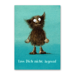 Postcard Muffelmonster, Franziska Harvey