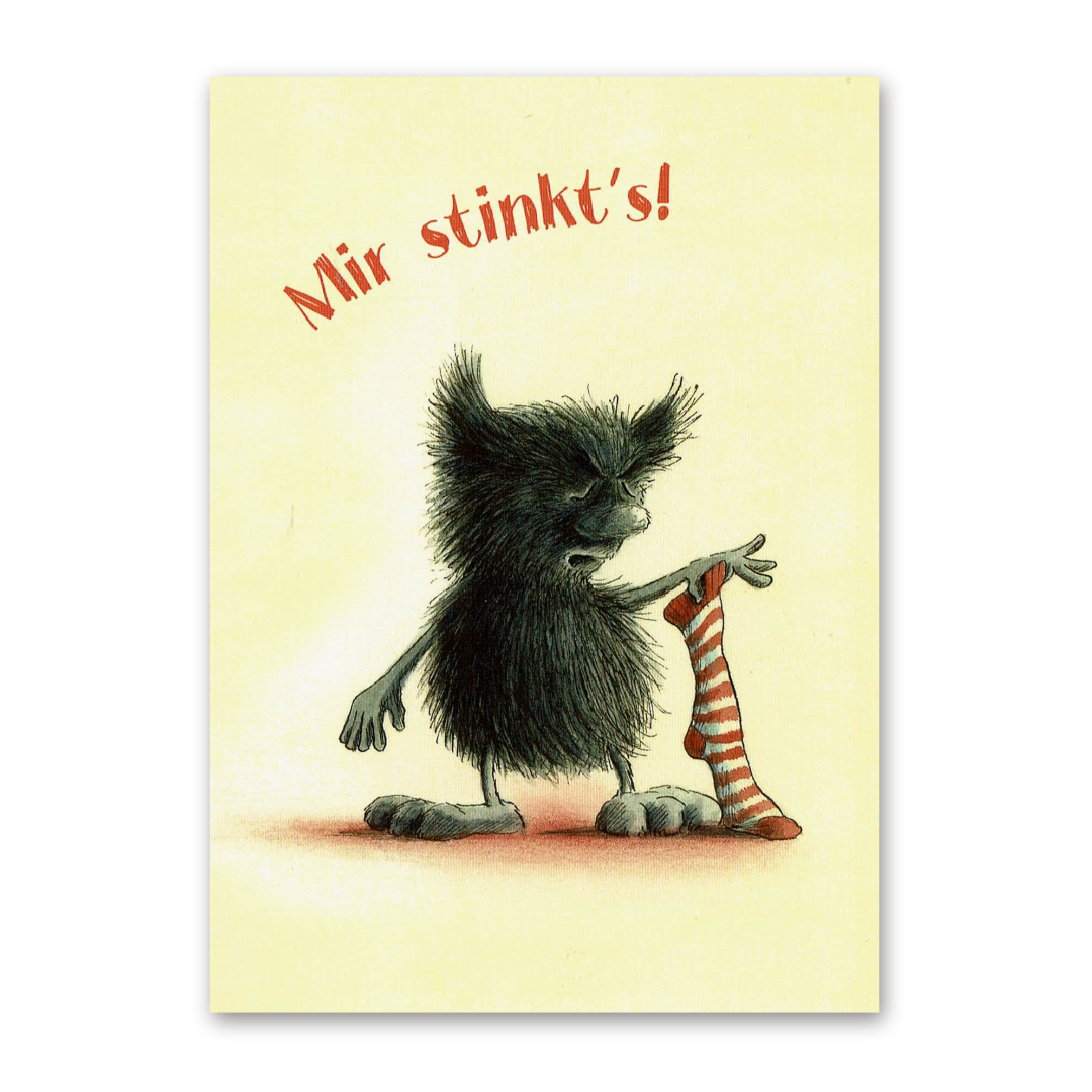 Postcard Muffelmonster, Franziska Harvey