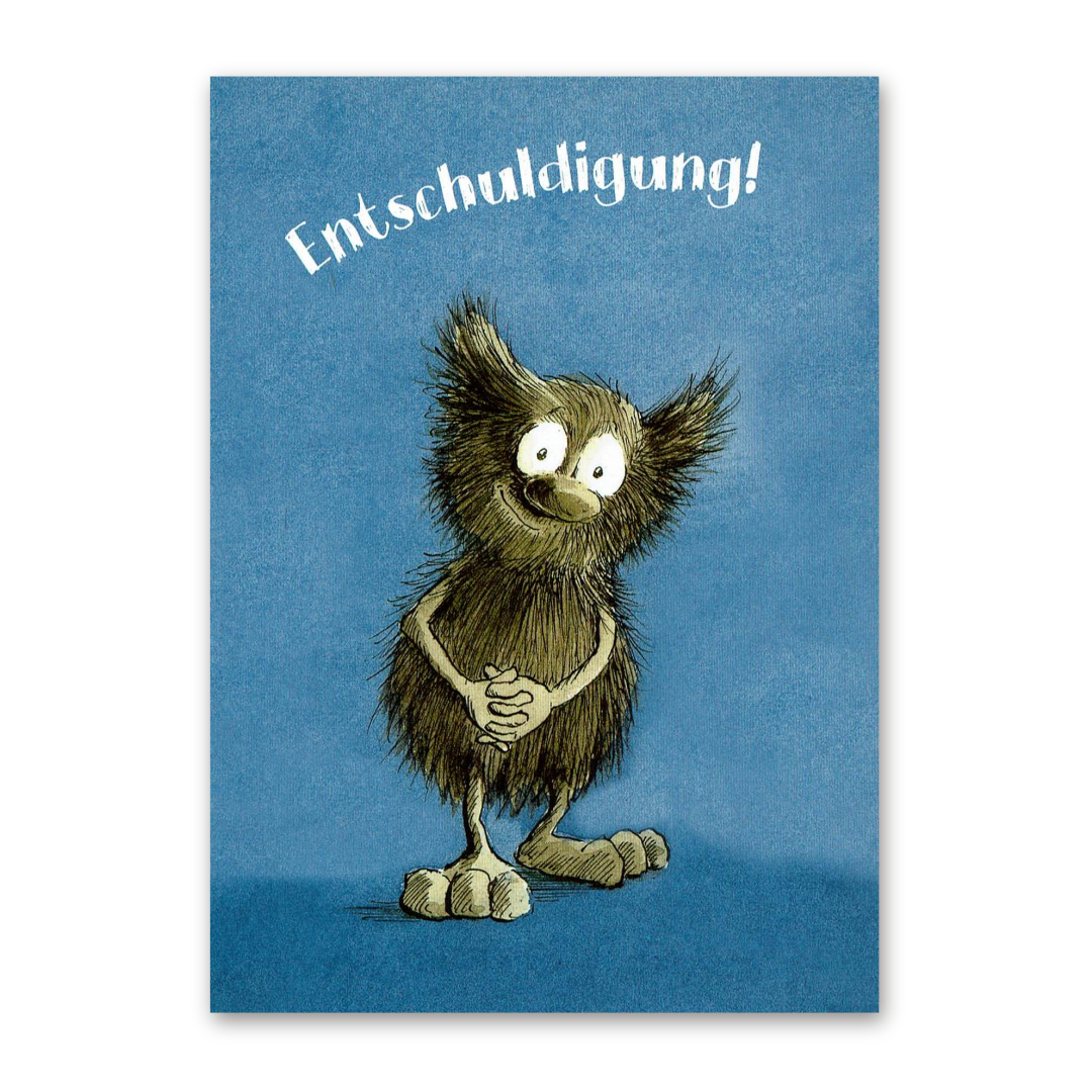 Postcard Muffelmonster, Franziska Harvey