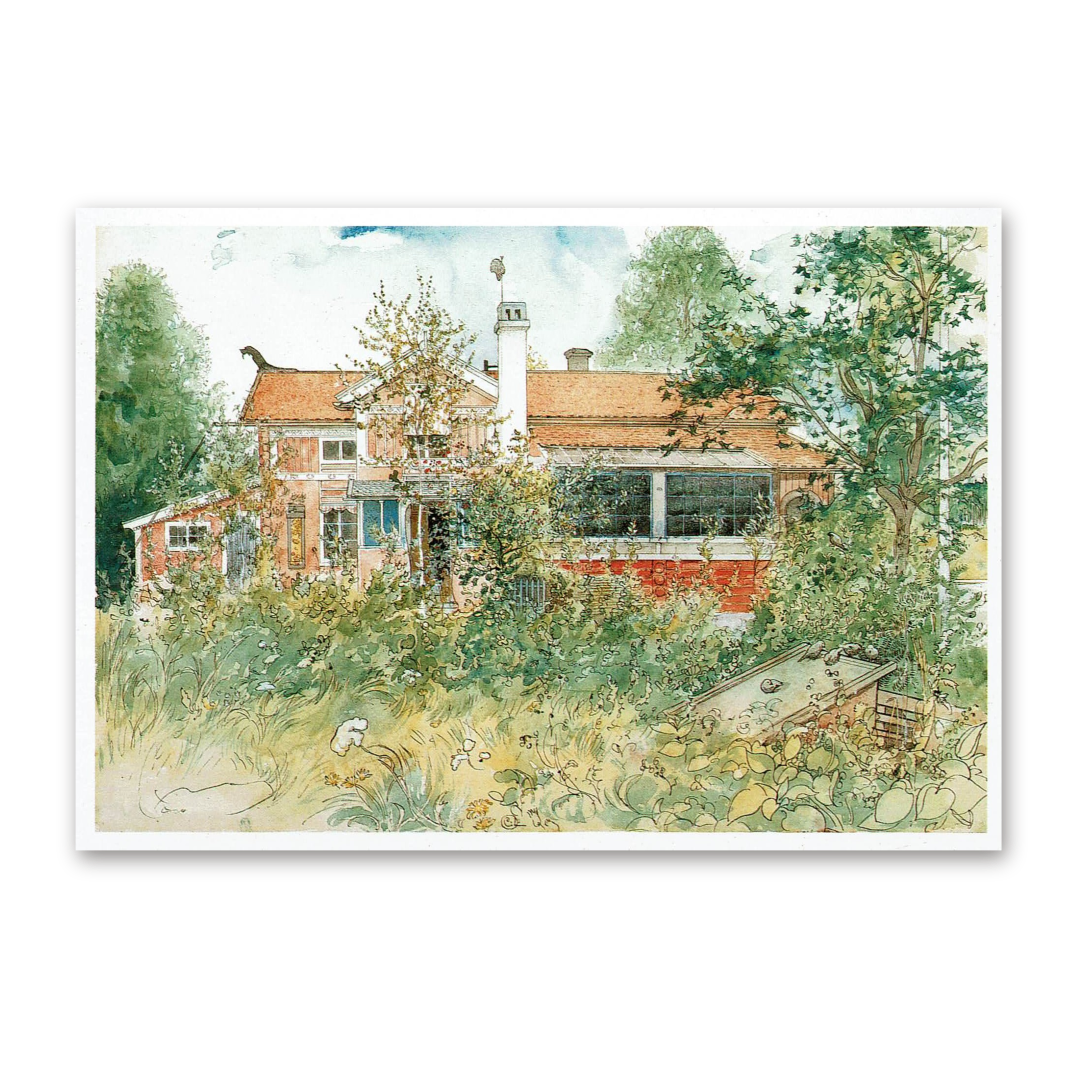 Postcard The Lodge, Carl Larsson 1993
