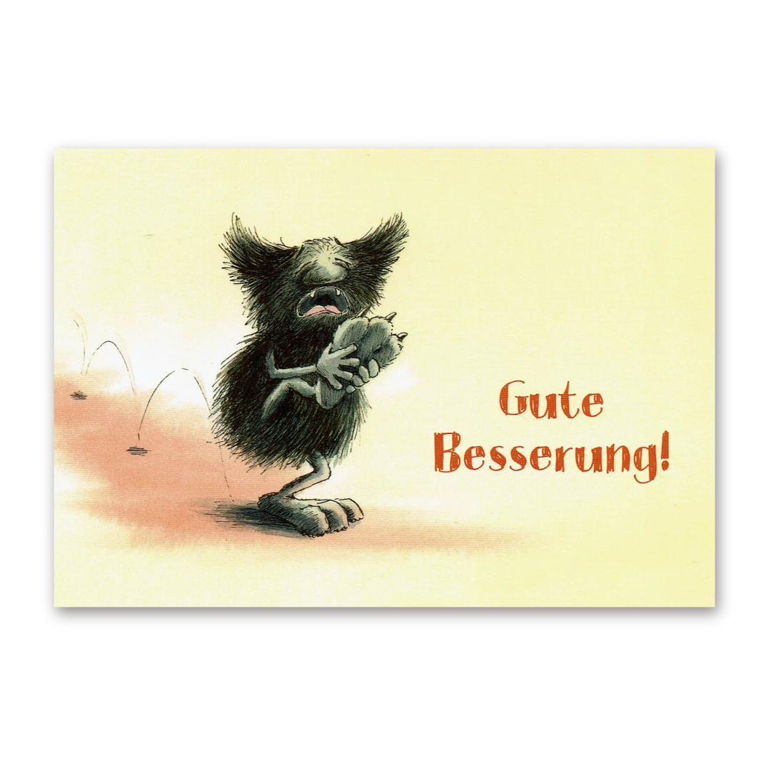 Postcard Muffelmonster, Franziska Harvey