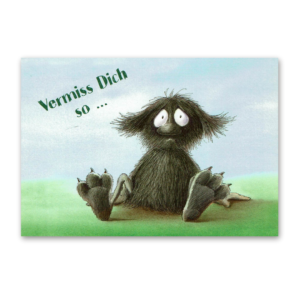 Postcard Muffelmonster, Franziska Harvey