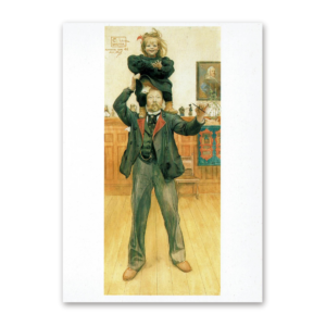 Postcard Brita and I, Carl Larsson 1993
