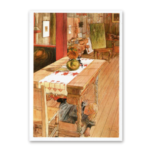Postcard Hide-And-Seek, Carl Larsson 1993