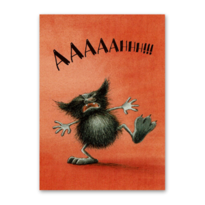 Postcard Muffelmonster, Franziska Harvey