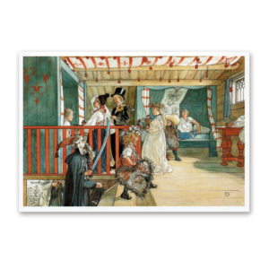 Postcard Name Day in the Storehouse, Carl Larsson 1993