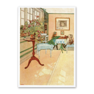Postcard Chess Game, Carl Larsson 1993