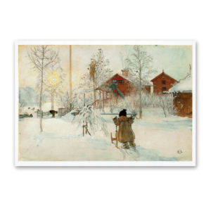 Postcard The Courtyard and the Wash-House, Carl Larsson 1993