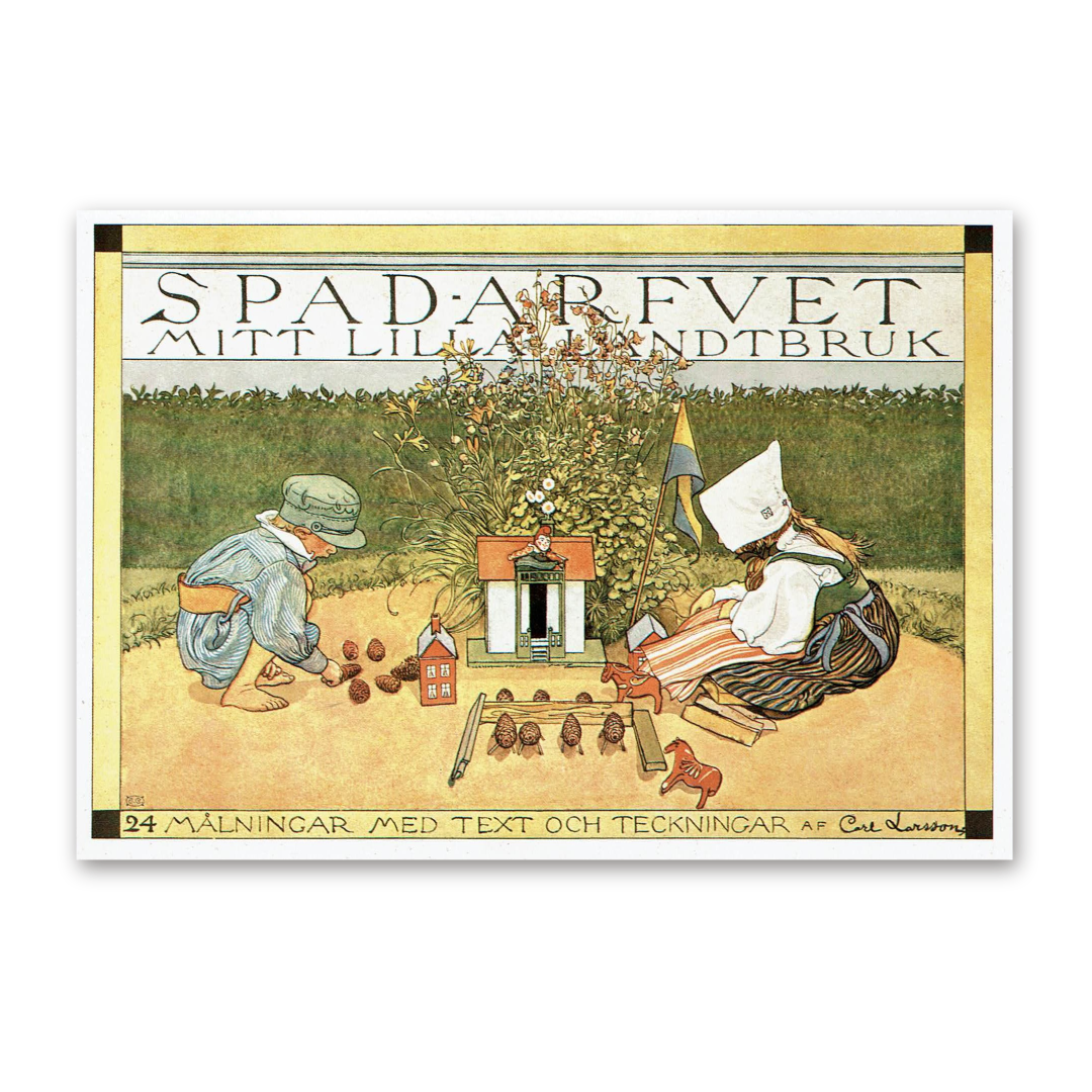 Postcard Spadarfvet, Carl Larsson 1993