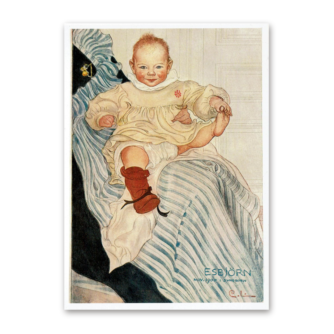 Postcard Esbjörn, Carl Larsson