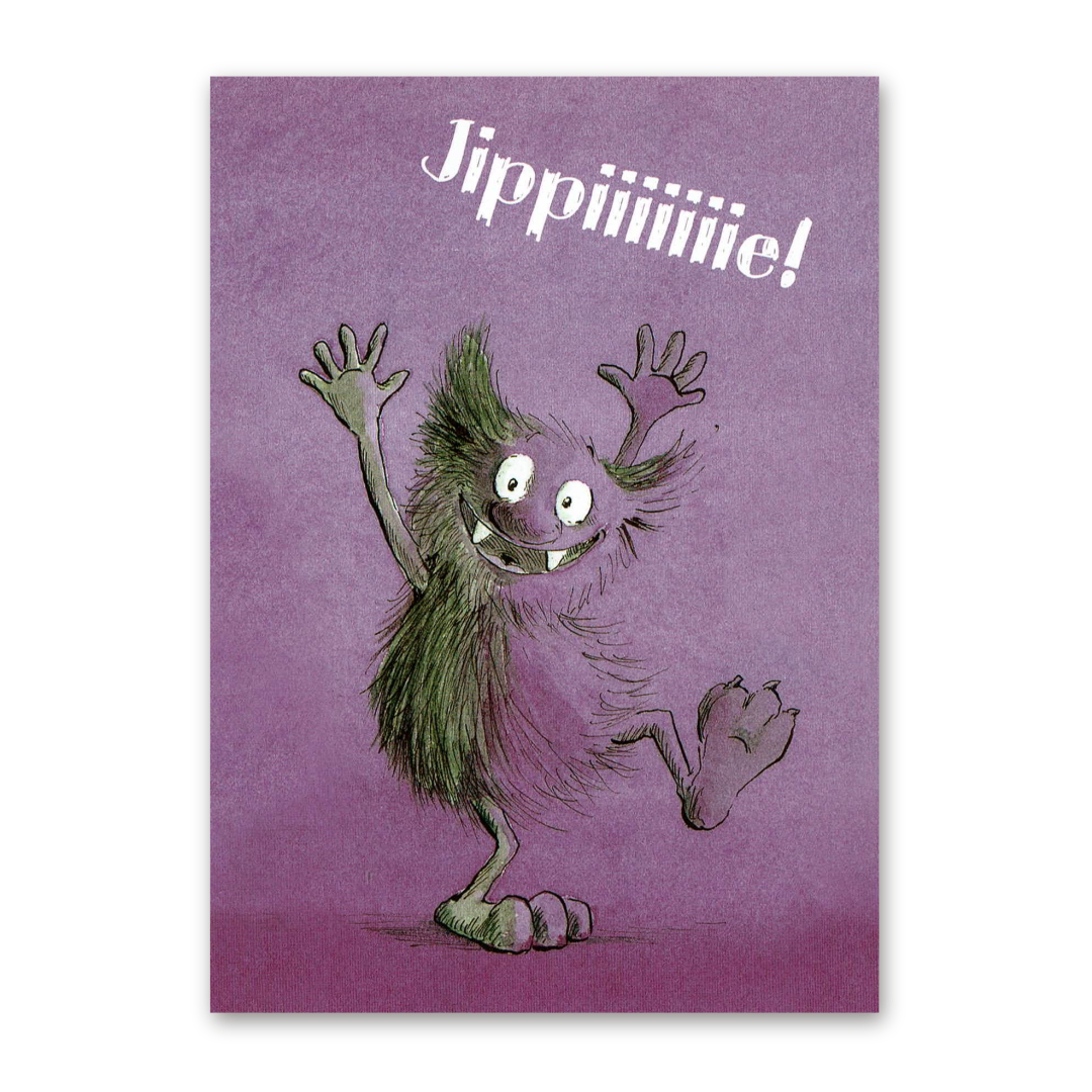 Postcard Muffelmonster, Franziska Harvey