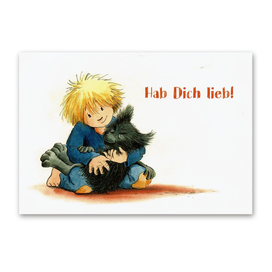Postcard Muffelmonster, Franziska Harvey