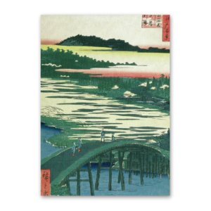 Postcard Sugatami Bridge, Utagawa Hiroshige