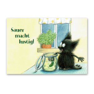 Postcard Muffelmonster, Franziska Harvey