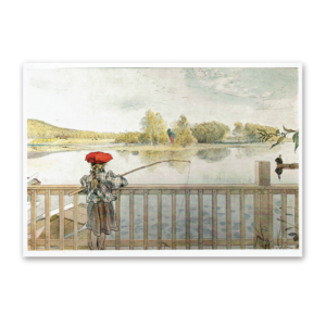 Postcard Lisbeth Fishing, Carl Larsson 1993