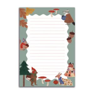Notepad Autumn Animals, nuukk