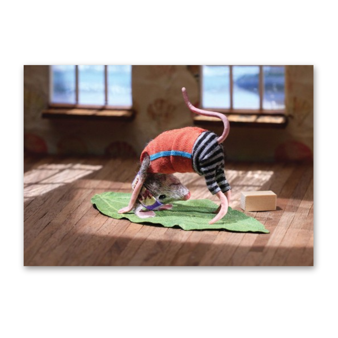 Postcard Downward Mouse, Maggie Rudy