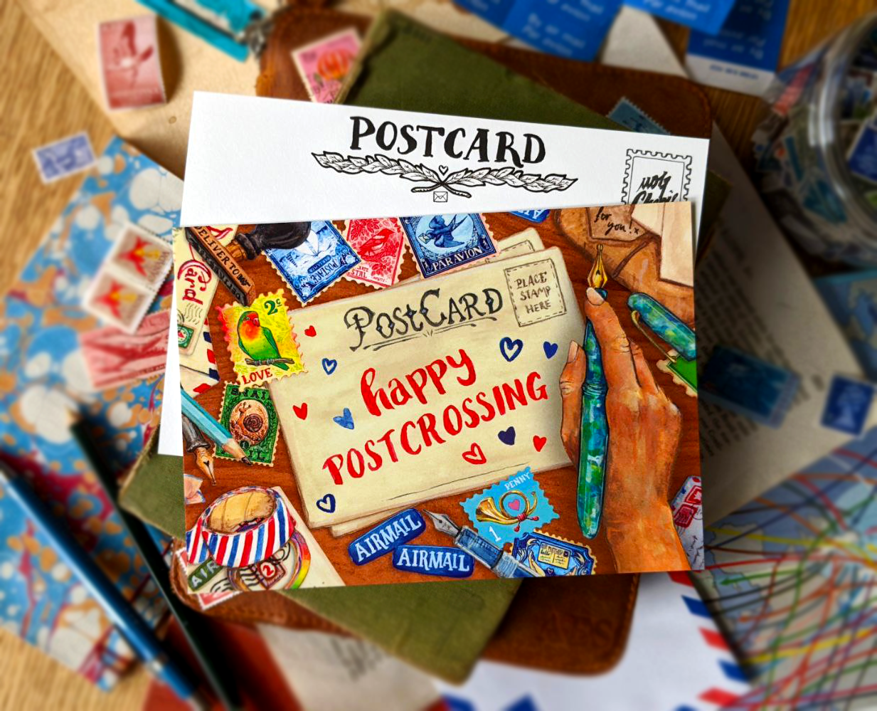 Happy Postcrossing Postcard PP 2