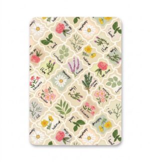 Postcard Herbs and Flowers, Aniet Illustration